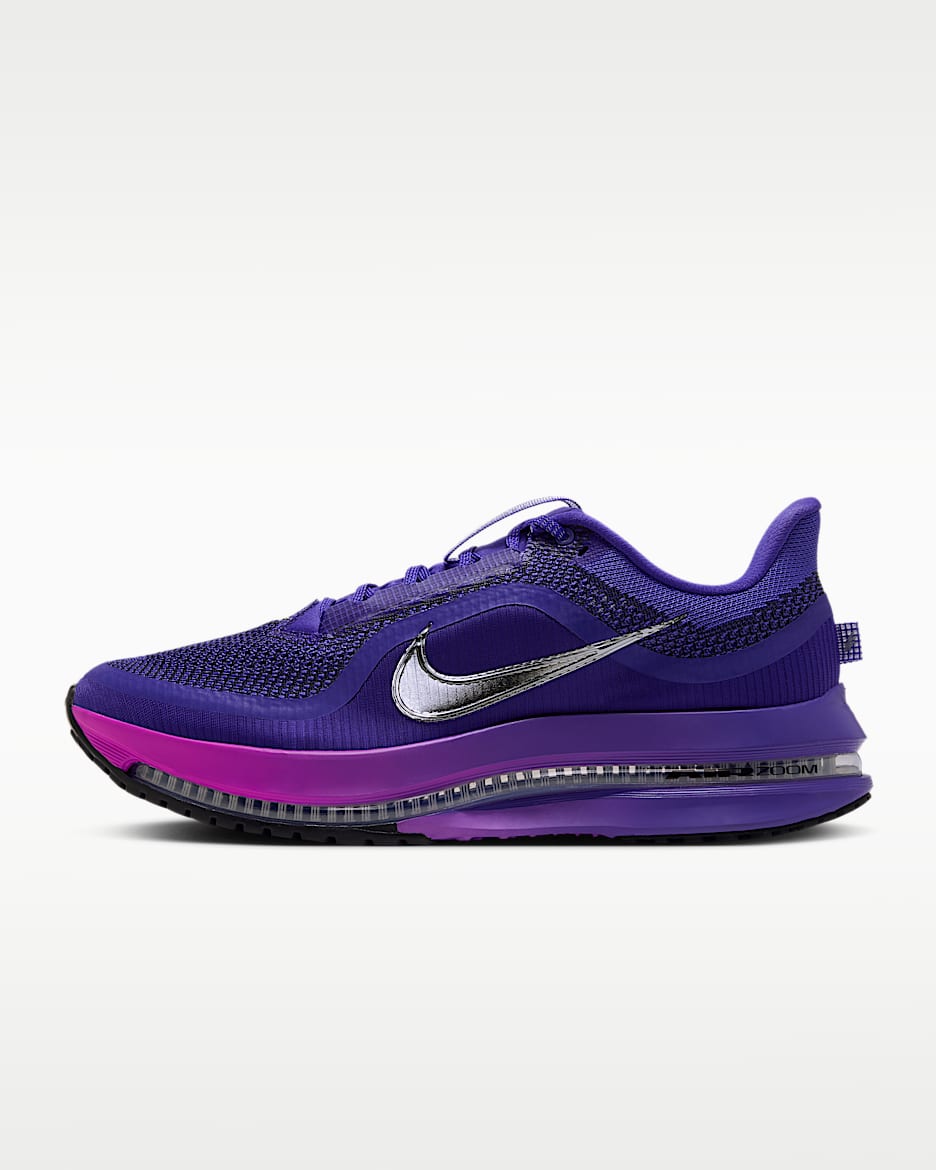 Nike Pegasus Premium 耐克顶级飞马男子公路跑步鞋 - 暗紫/超级葡萄紫/黑/金属银