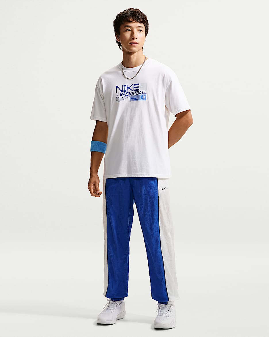 Nike 男子篮球长裤 - 游戏宝蓝/白色/黑曜石色/黑