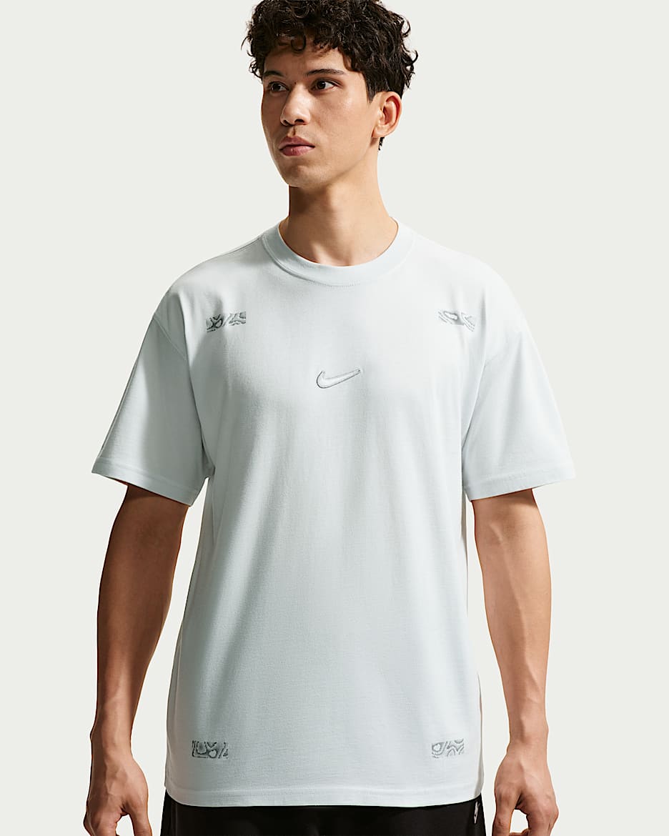 Nike Sportswear 男子短袖T恤 - 米白