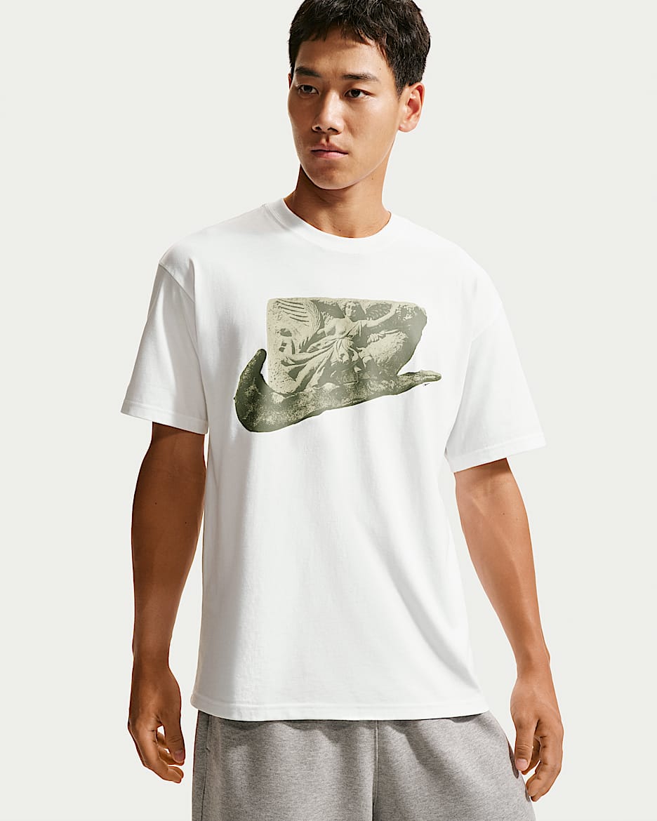 Nike Sportswear 男子短袖T恤 - 白色