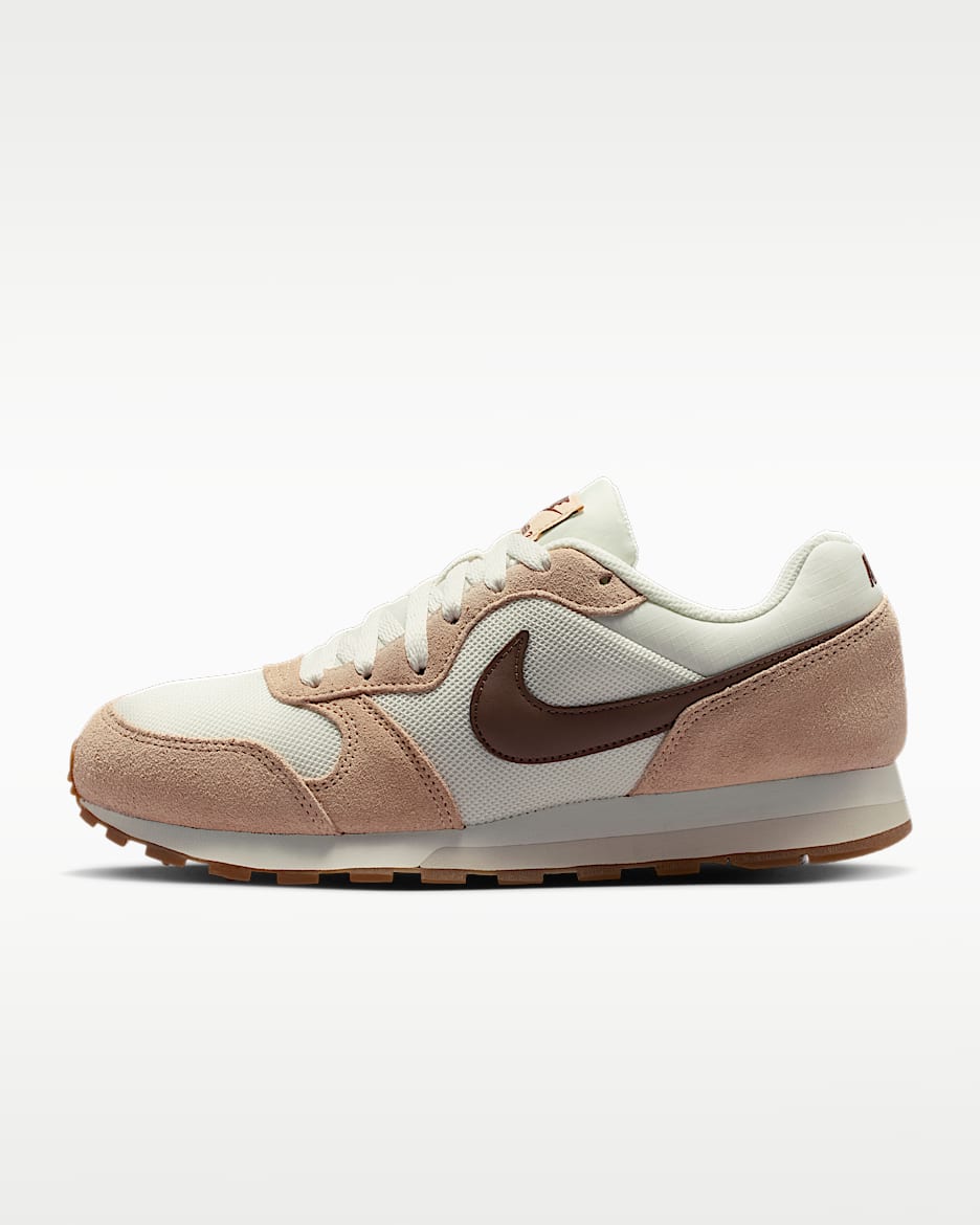 Nike MD Runner 2 女子运动鞋 - 帆白/闪光色/浅土褐/浅巧克力色