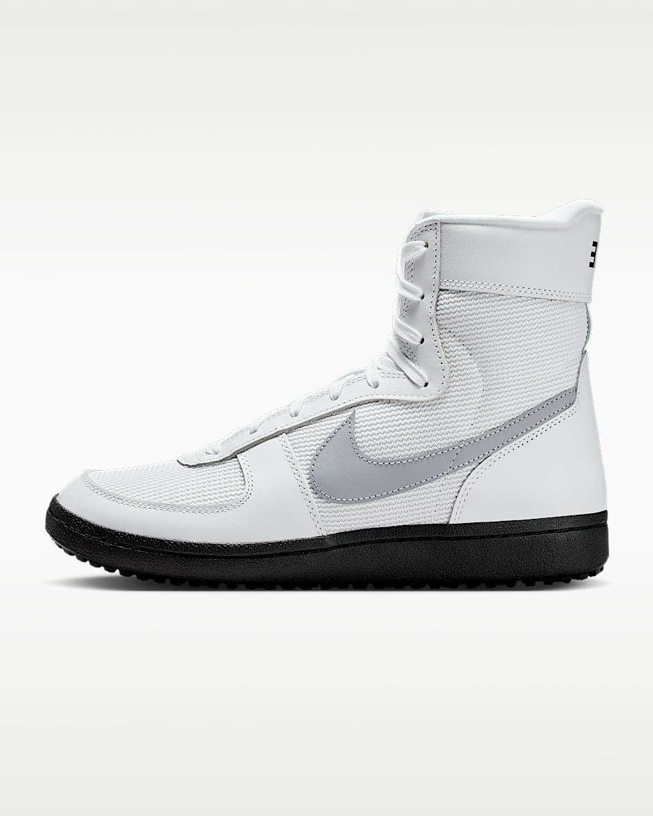 Nike Field General High x Stranger Things 怪奇物语系列女子薄底运动鞋 - 白色/黑/安全橙/狼灰