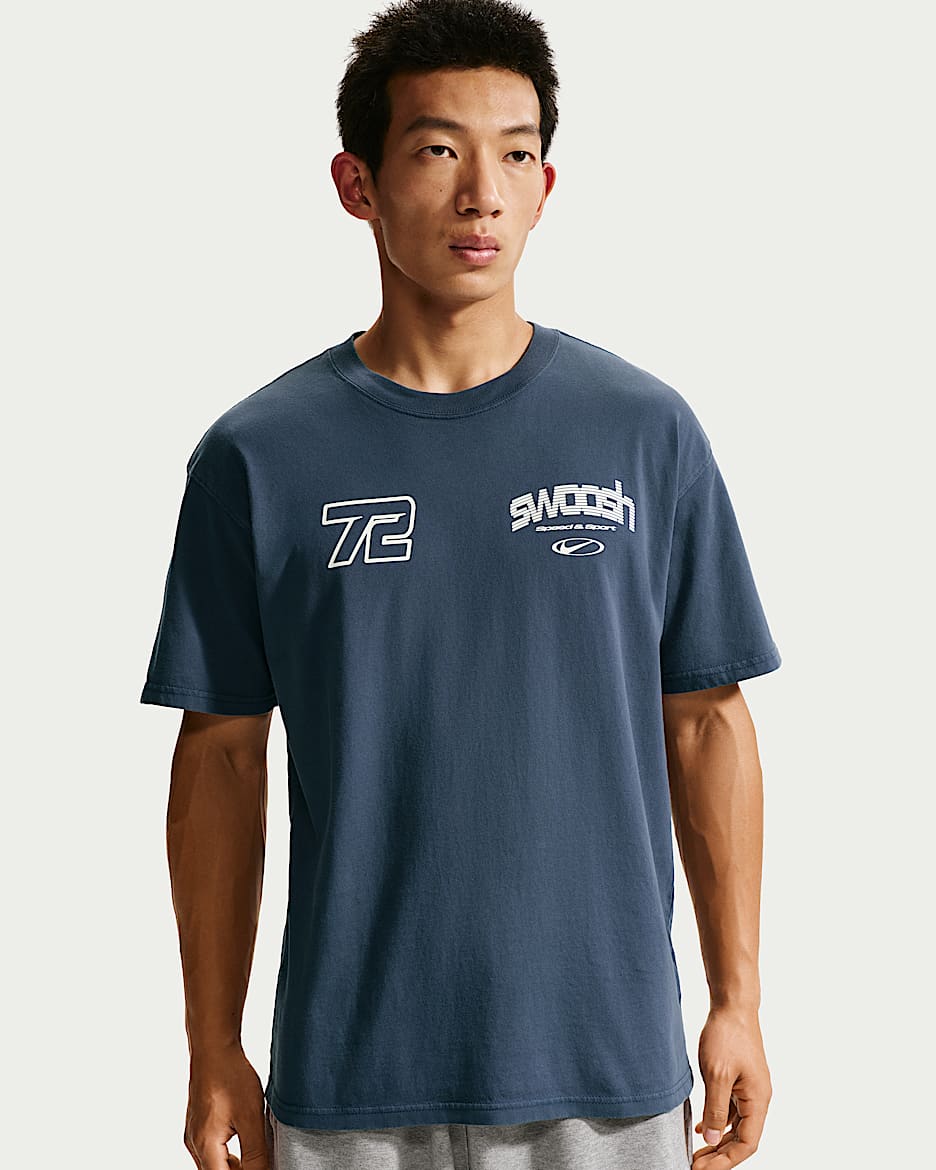 Nike Sportswear 男子短袖T恤 - 闪电蓝