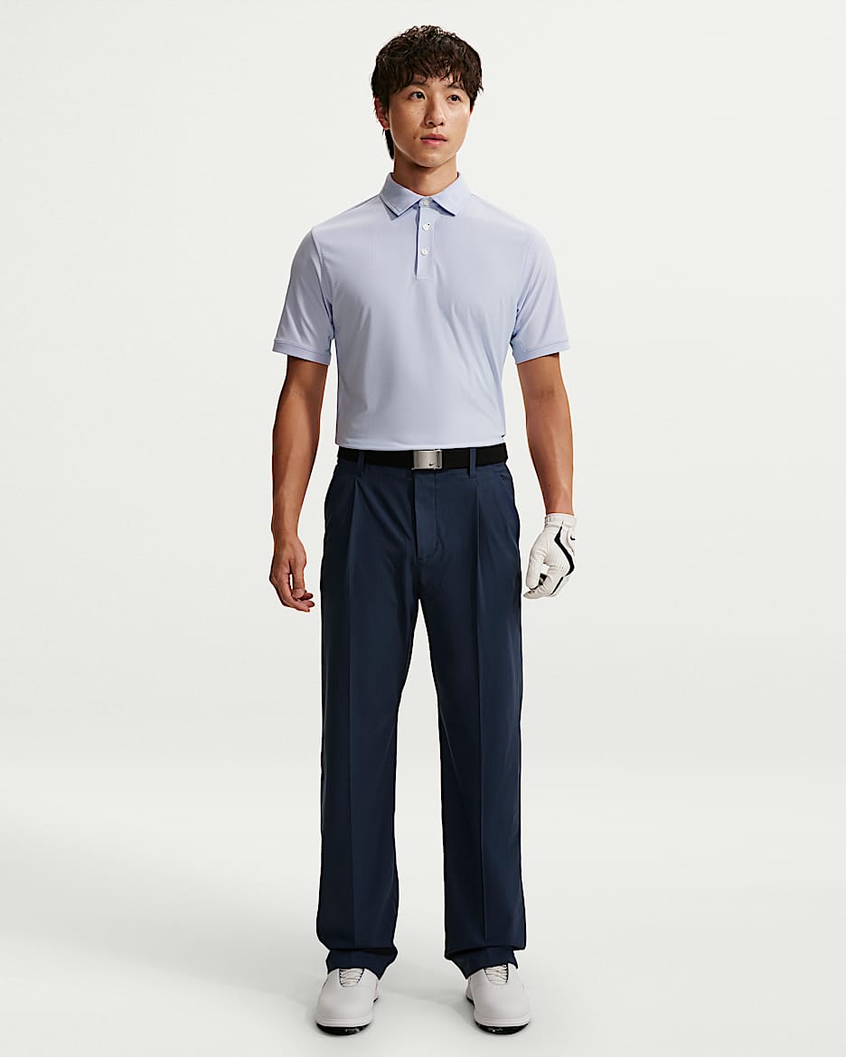 Nike Tailored Performance Dri-FIT 男子速干高尔夫长裤 - 大学深蓝/黑/大学深蓝