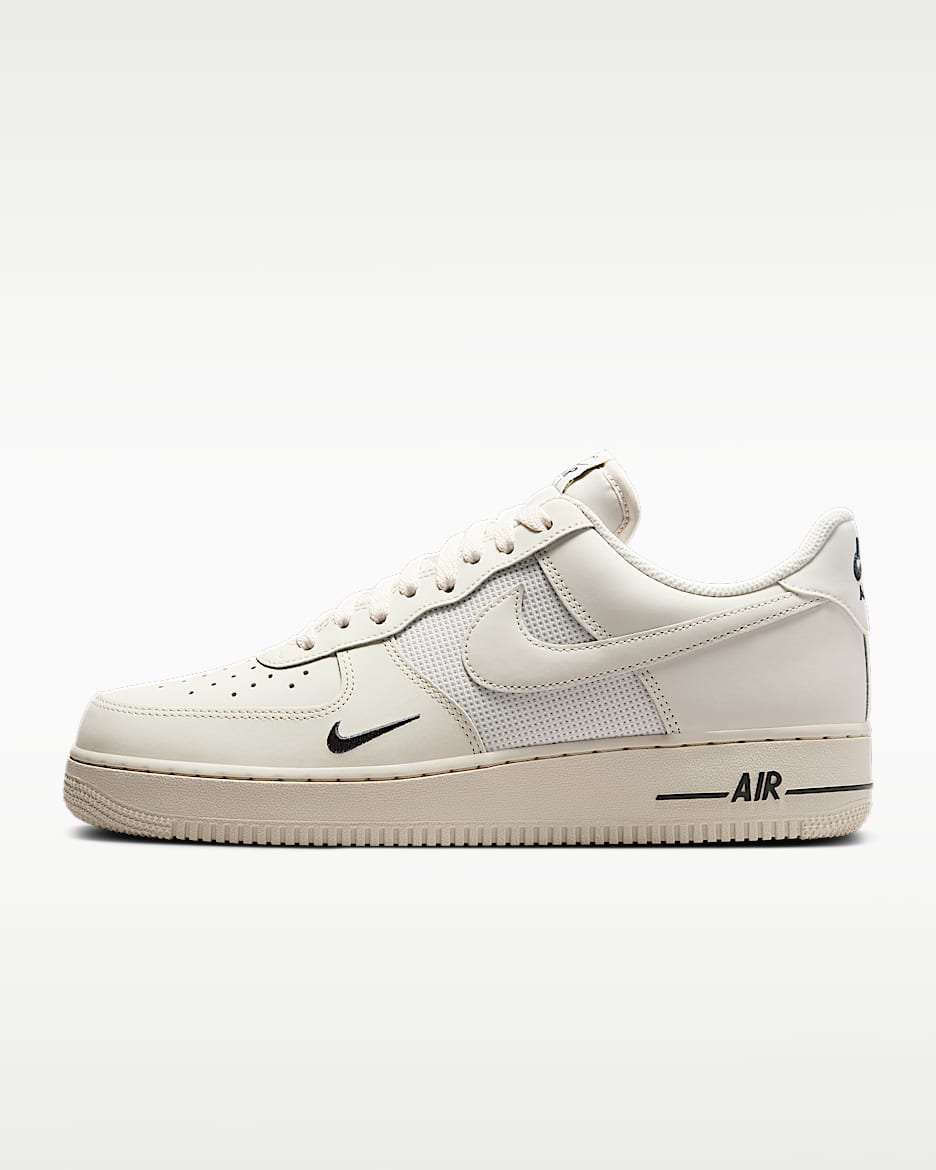 Nike Air Force 1 '07 LV8 男子空军一号运动鞋 - 幻影灰白/浅土褐/煤黑/幻影灰白