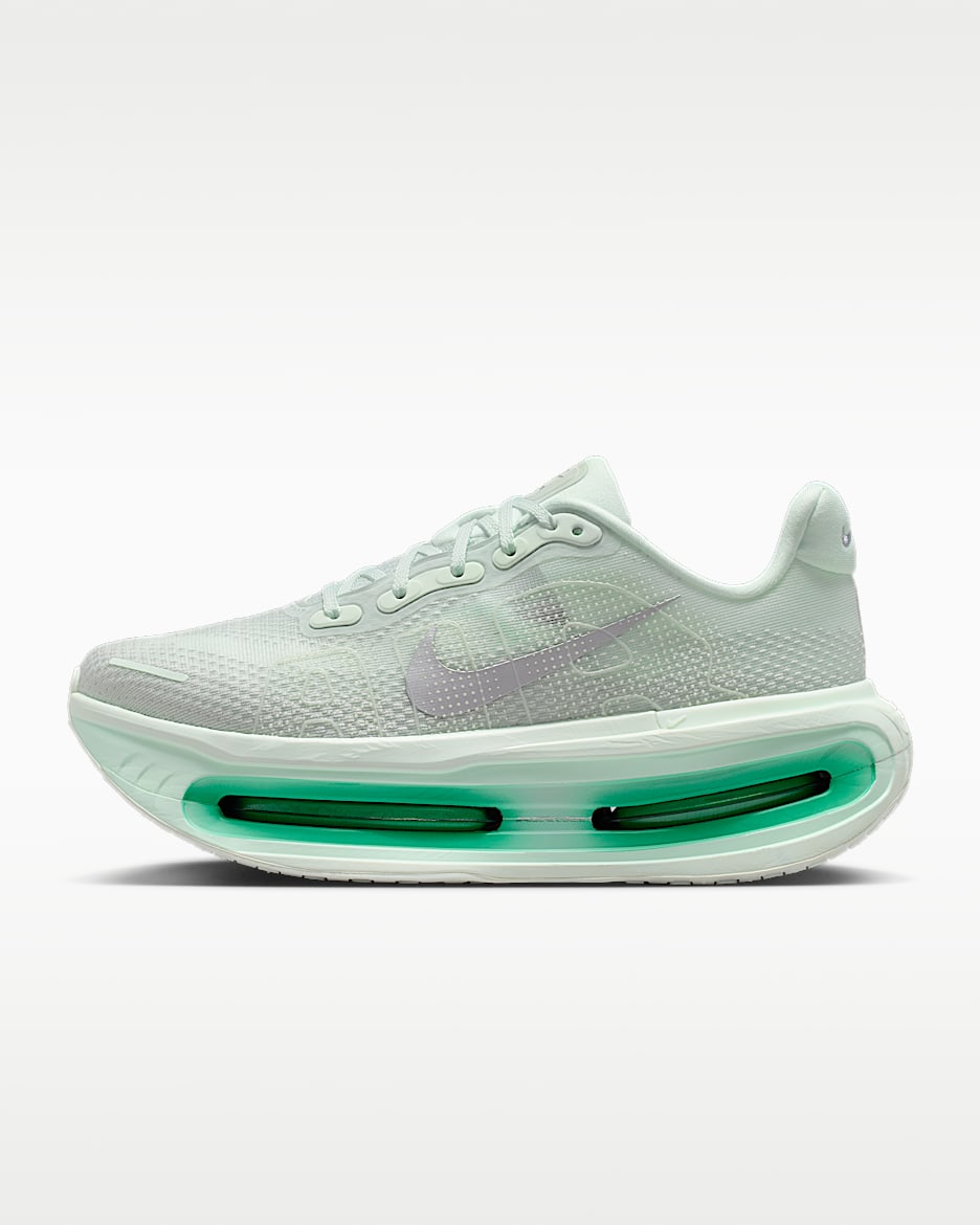 Nike Vomero Premium 耐克顶级迈柔女子公路跑步鞋 - 微绿/浅银/海玻璃色/金属银