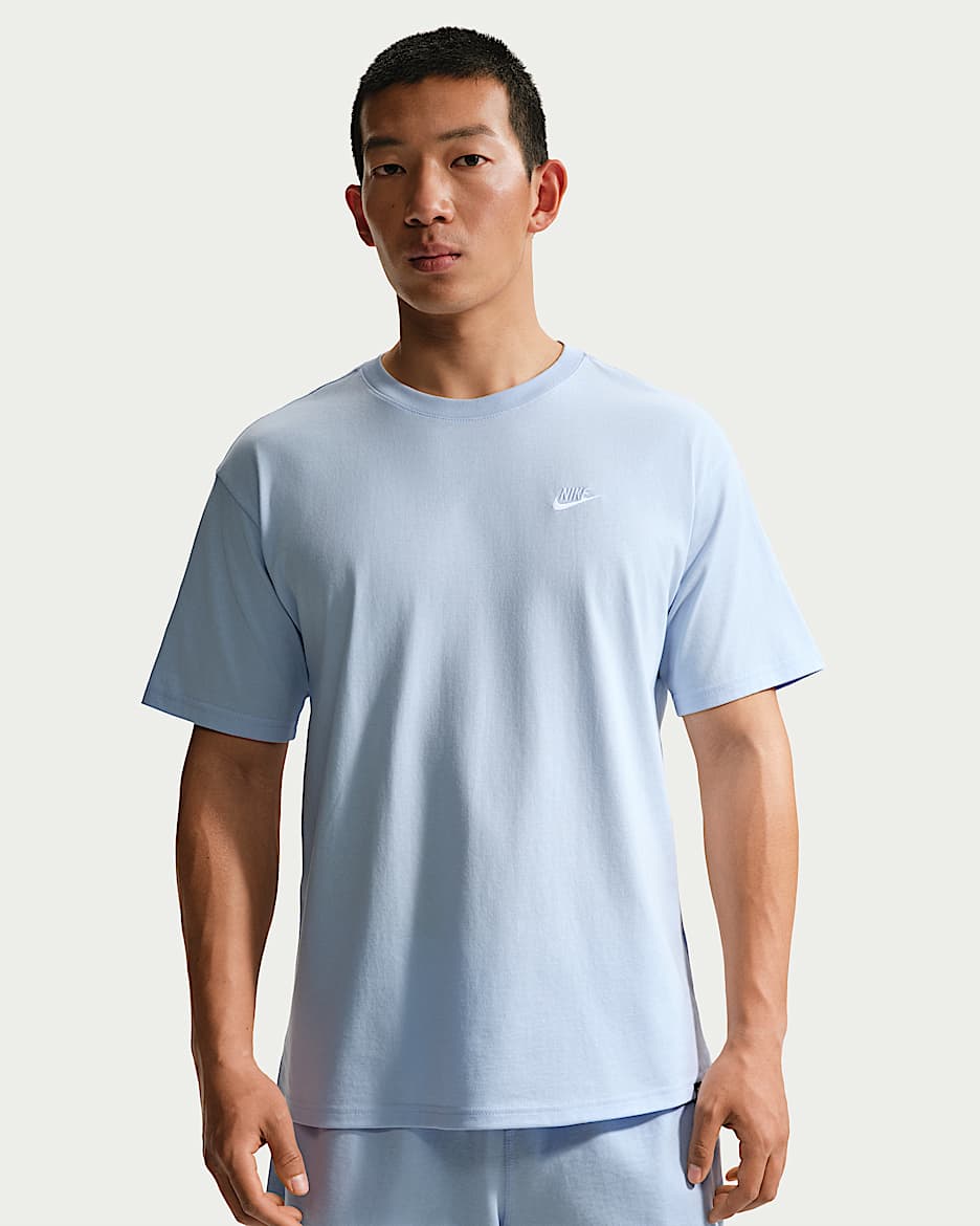 Nike Sportswear Club 男子T恤 - 氢蓝