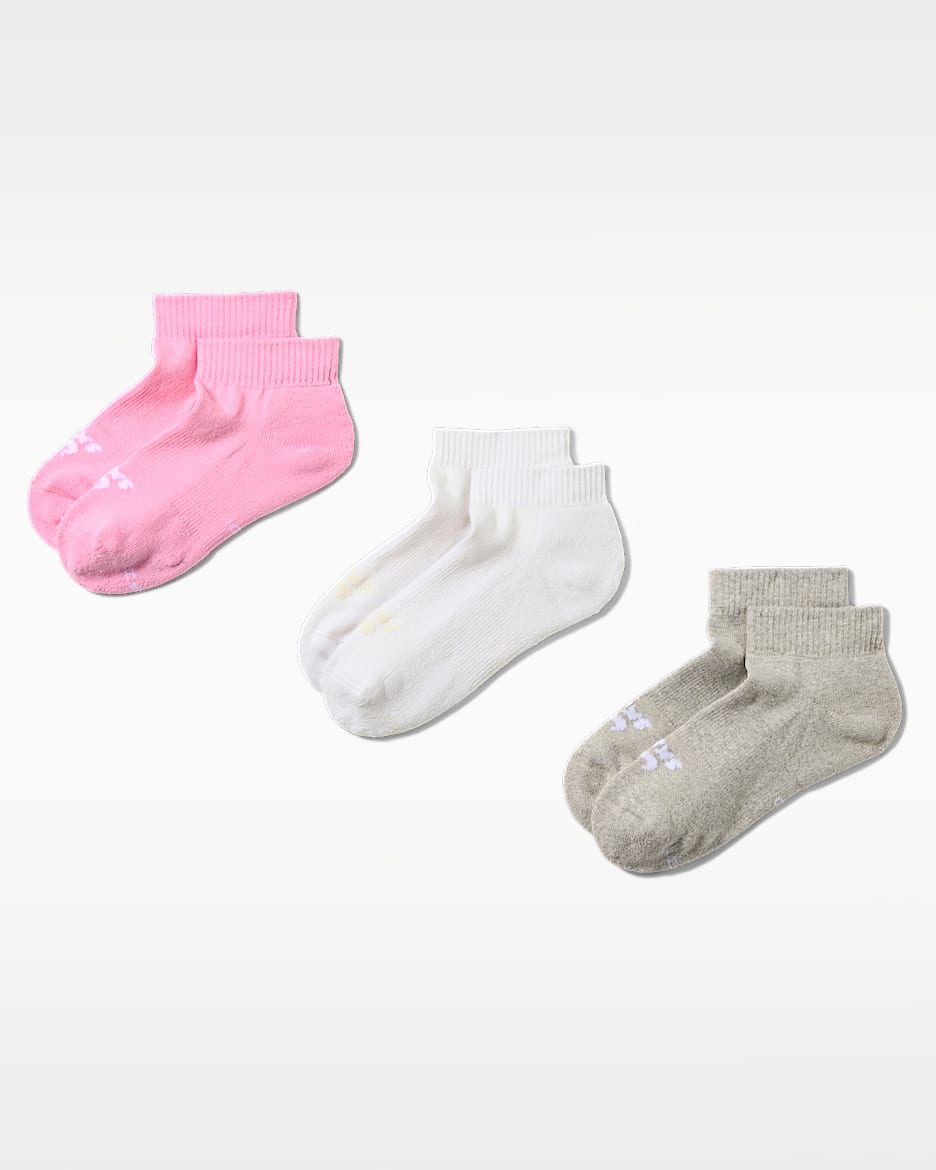 NikeSKIMS Dri-FIT 女子速干运动短袜(3 双) - 多色
