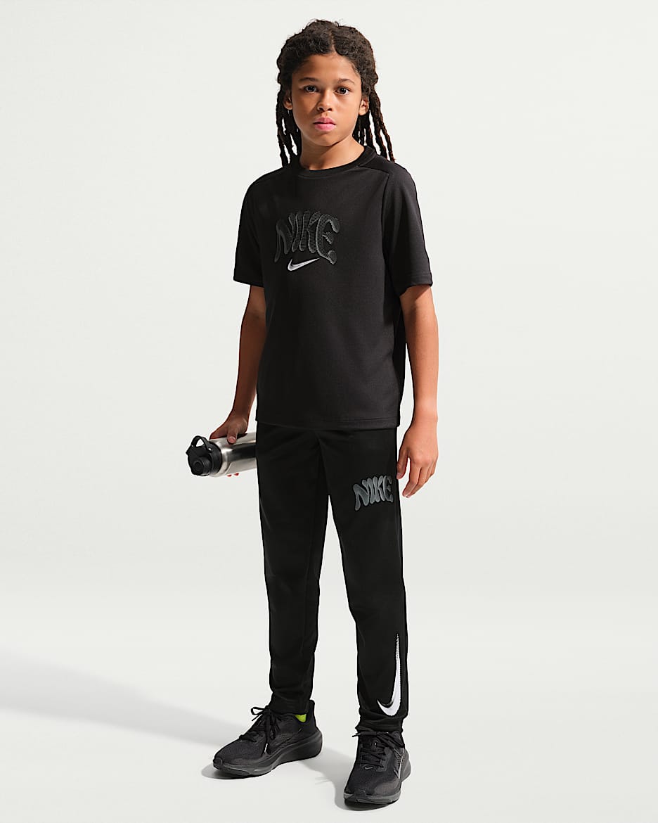 Nike Trophy Therma-FIT 大童加绒长裤 - 黑