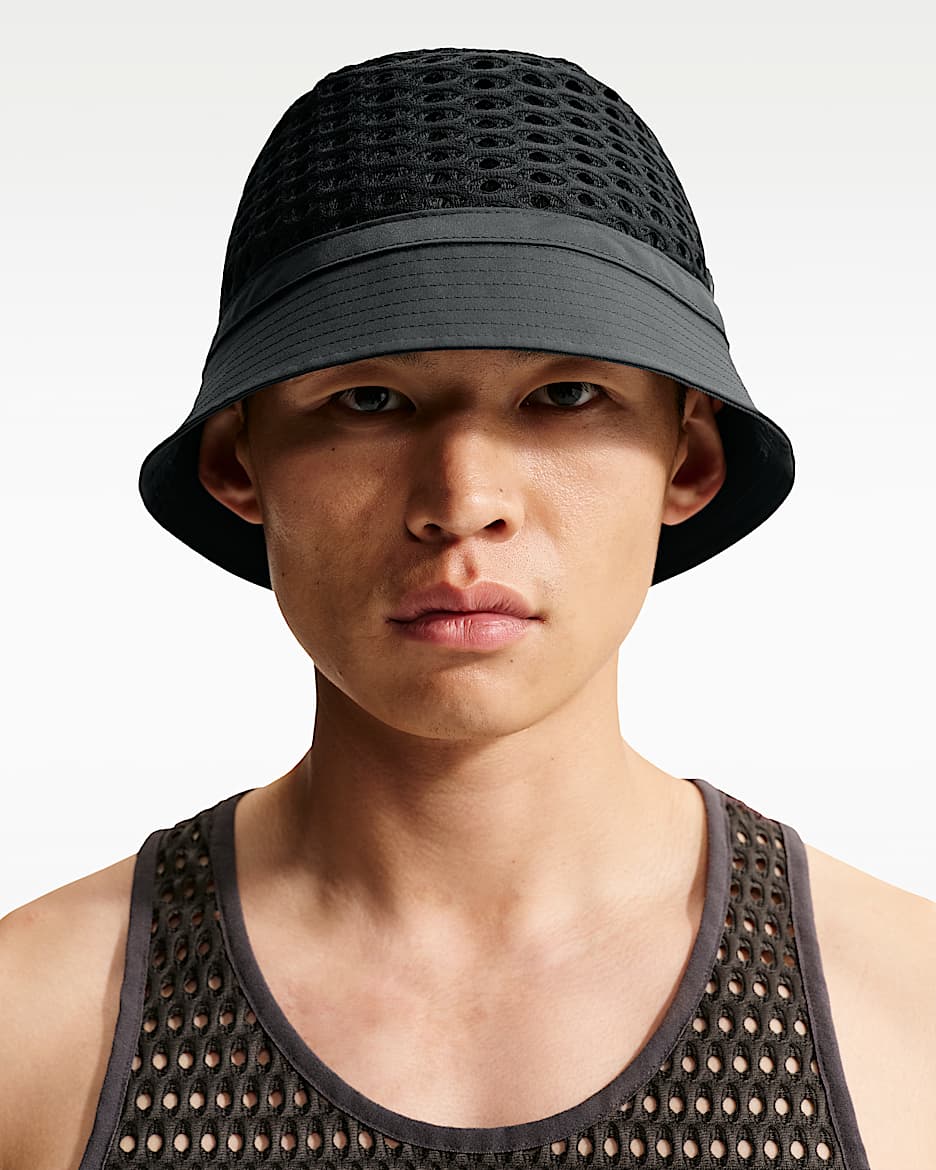 ACG Radical AirFlow Apex Dri-FIT 速干渔夫运动帽洞洞帽 - 煤黑/煤黑