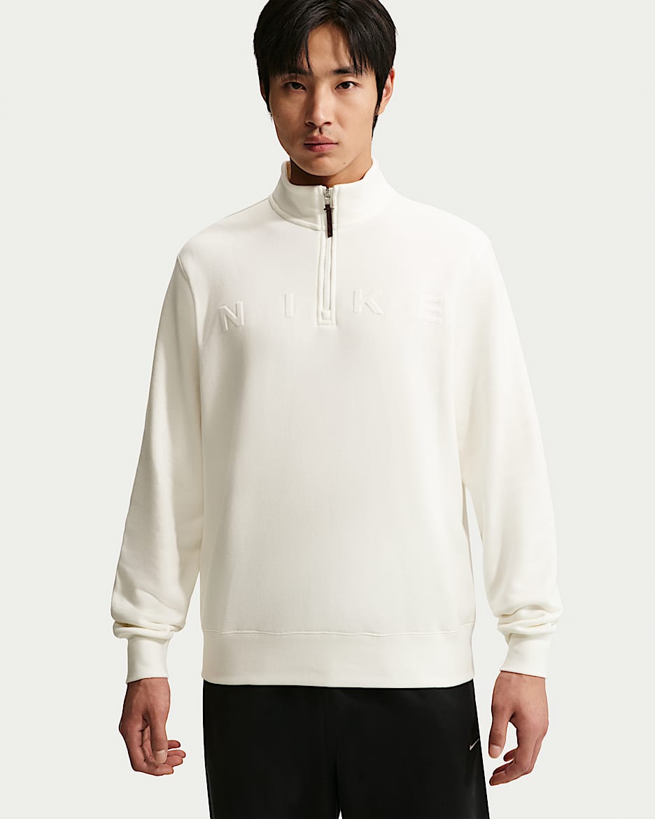 Nike Sportswear Club 陈昊森同款男子薄绒上衣 - 帆白