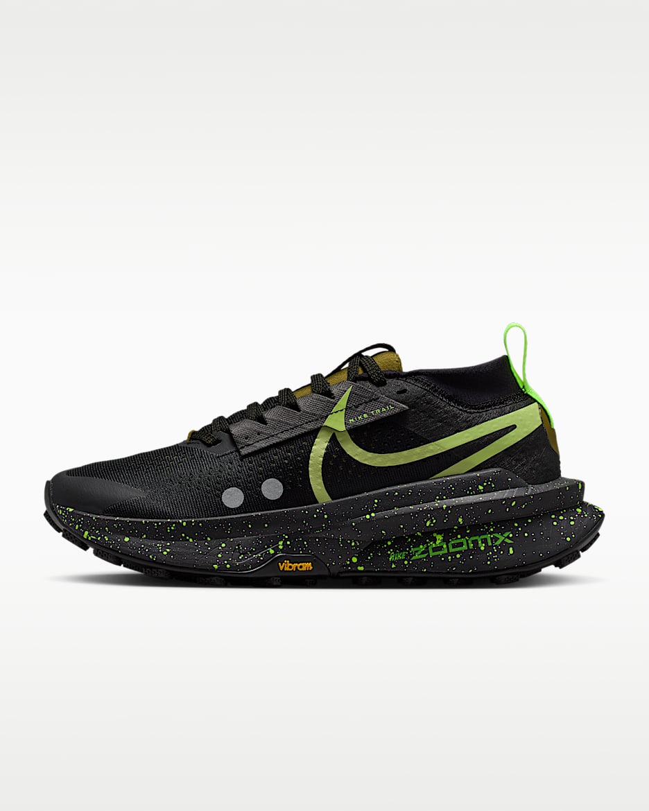 Nike Zegama 2 女子越野跑步鞋 - 黑/图腾黑紫/高射炮橄榄绿/浅柠檬黄