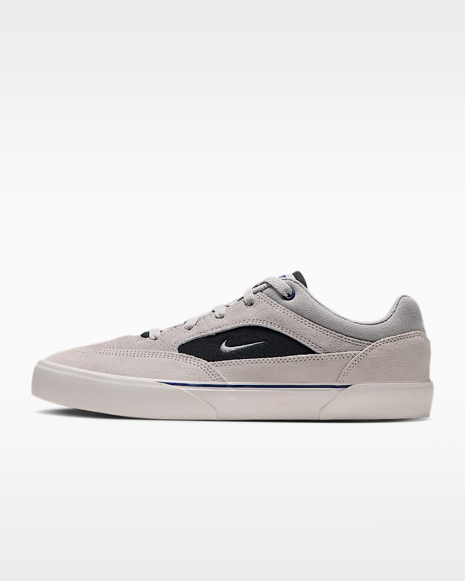 Nike SB Malor 男子薄底滑板鞋 - 黑/浅铁矿石灰/幻影灰白/烟灰
