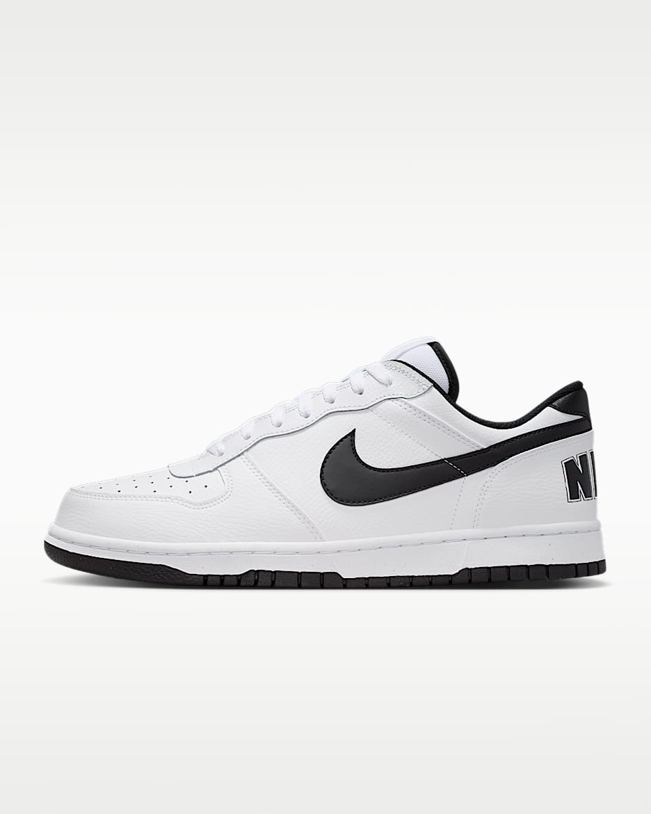 Nike Big Low 男子运动鞋 - 白色/黑