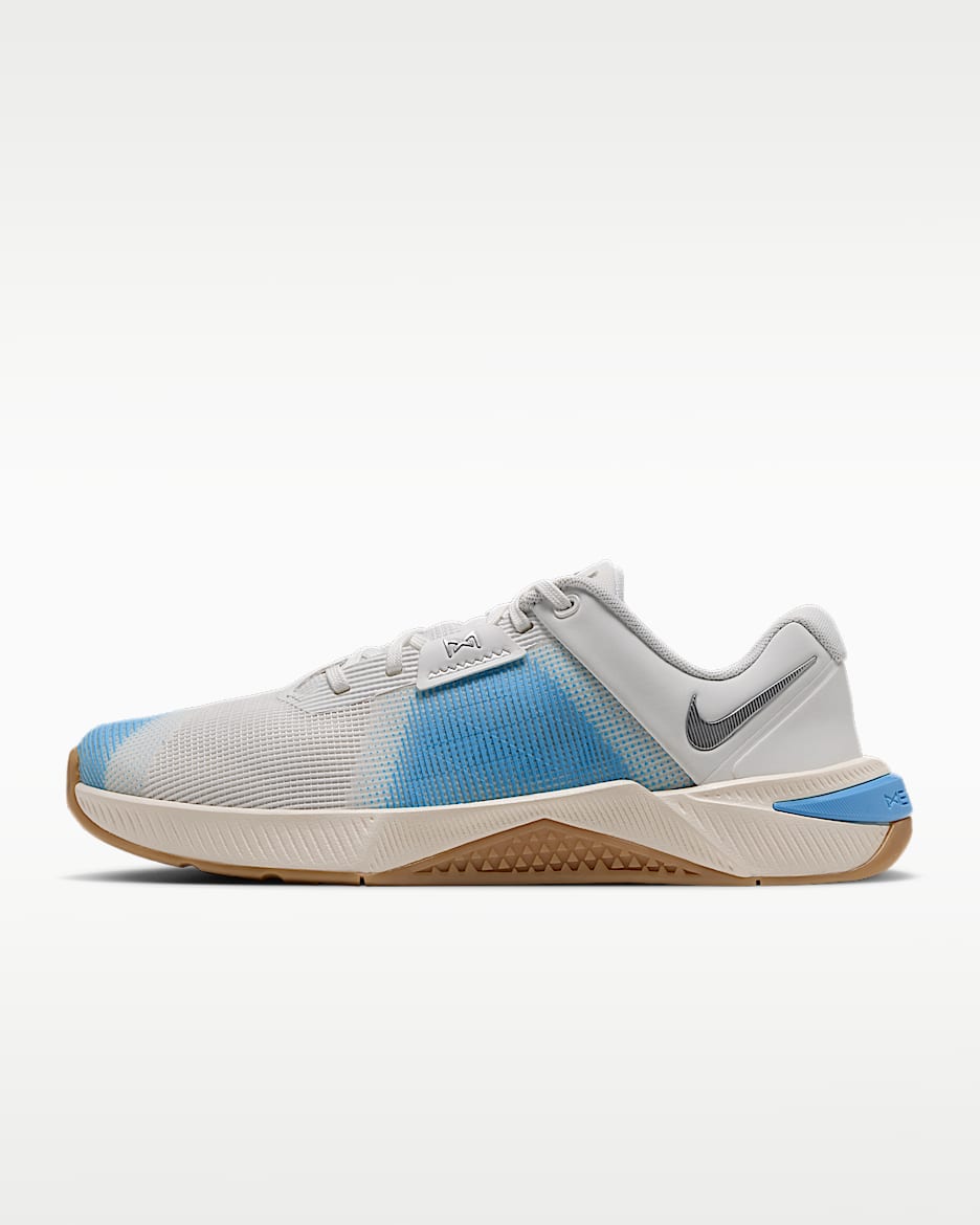 Nike Metcon 10 女子训练鞋力量训练 - 山峰白/波罗的海蓝/淡象牙白/金属银
