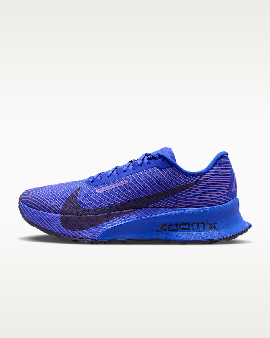 Nike ACG Ultrafly Trail 姚妙同款越野竞速跑步鞋 - 赛车蓝/明亮紫/王朝紫