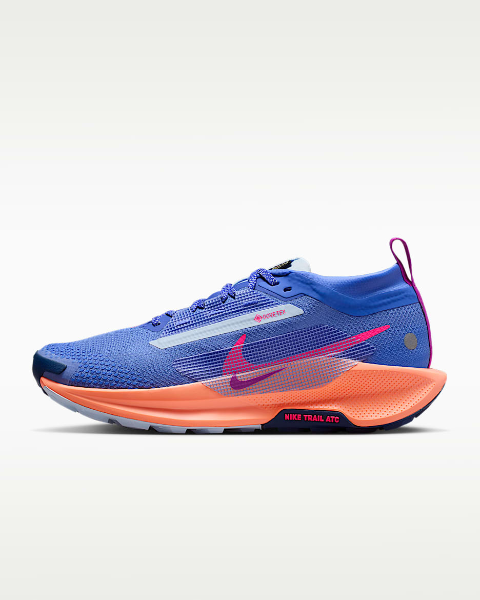 Nike Pegasus Trail 5 GORE-TEX 耐克飞马女子防水越野跑步鞋 - 宝石蓝/氢蓝/明亮紫/透明粉