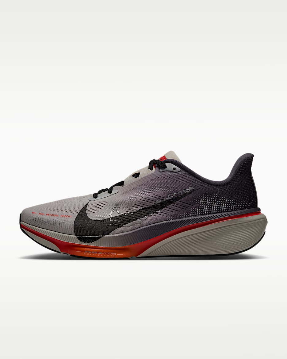 Nike Pegasus 42 耐克飞马男子公路跑步鞋 - 浅土褐/浅土褐/浅深红/黑