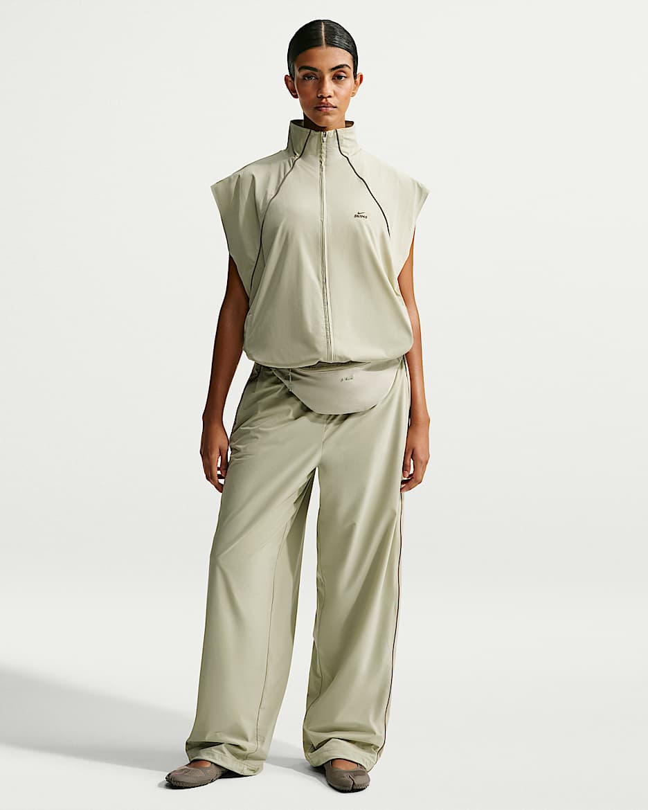 NikeSKIMS Stretch Nylon 女子 Oversize 风速干长裤 - NSKM Talc