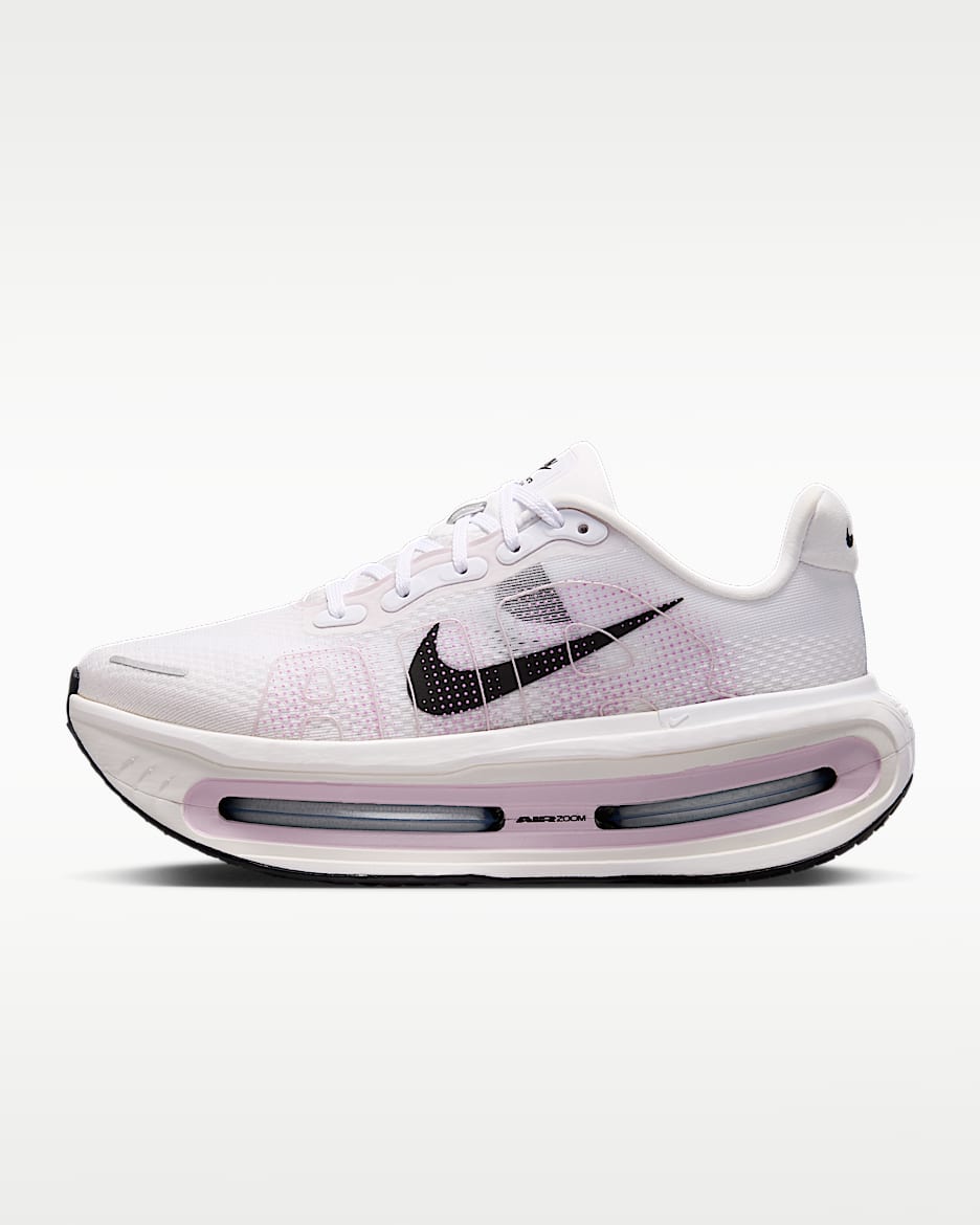 Nike Vomero Premium 耐克顶级迈柔女子公路跑步鞋 - 白色/山峰白/浅紫丁香色/黑