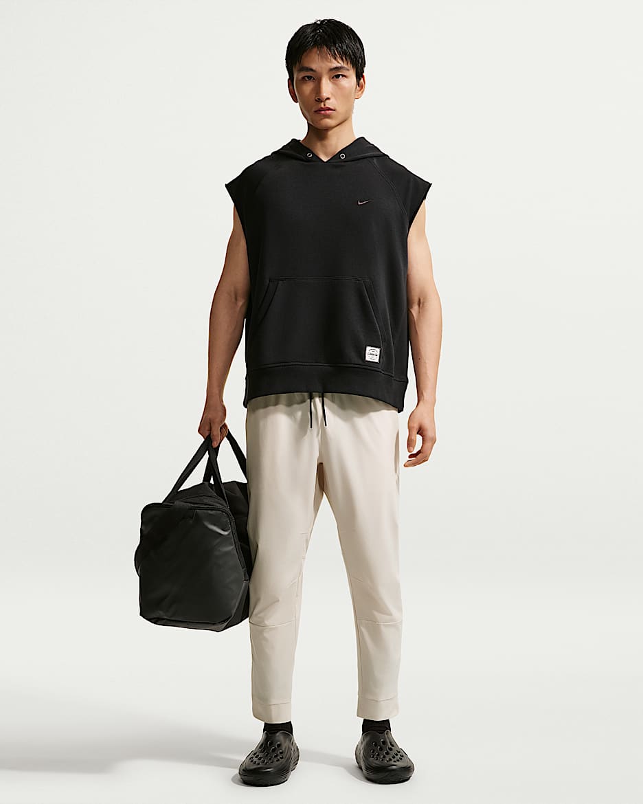 Nike Dri-FIT Unlimited 男子速干锥形剪裁百搭长裤 - 浅土褐/黑/浅土褐