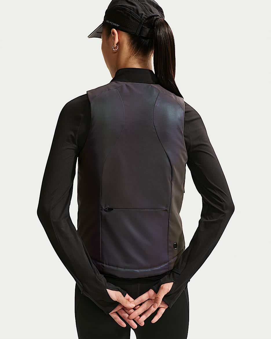NikeLab | Running Flash Therma-FIT 女子马甲 - 彩虹色/黑/黑