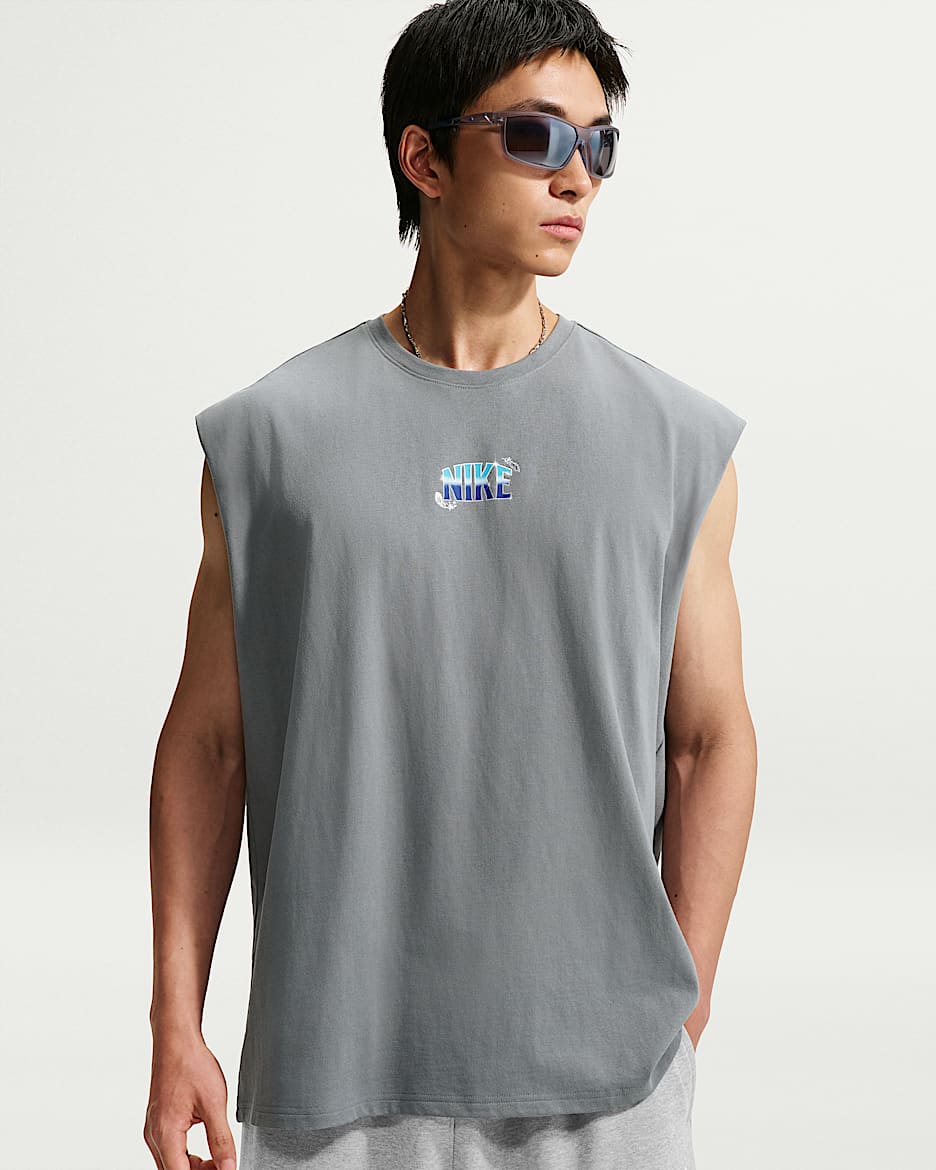 Nike Sportswear 男子无袖上衣 - 冷灰
