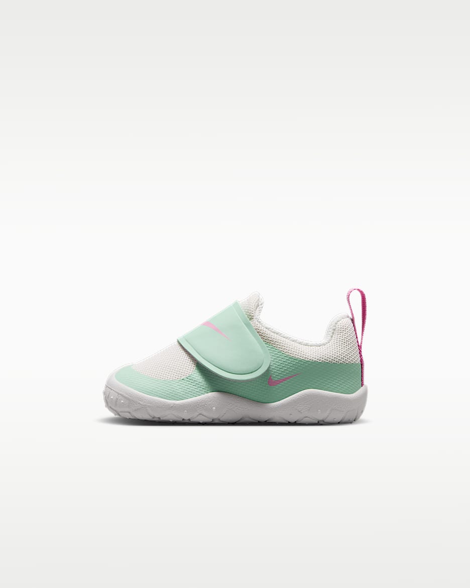 Nike Swoosh 1 Essential 耐克宝宝稳婴童运动鞋 - 帆白/北极绿/山峰白/上升粉