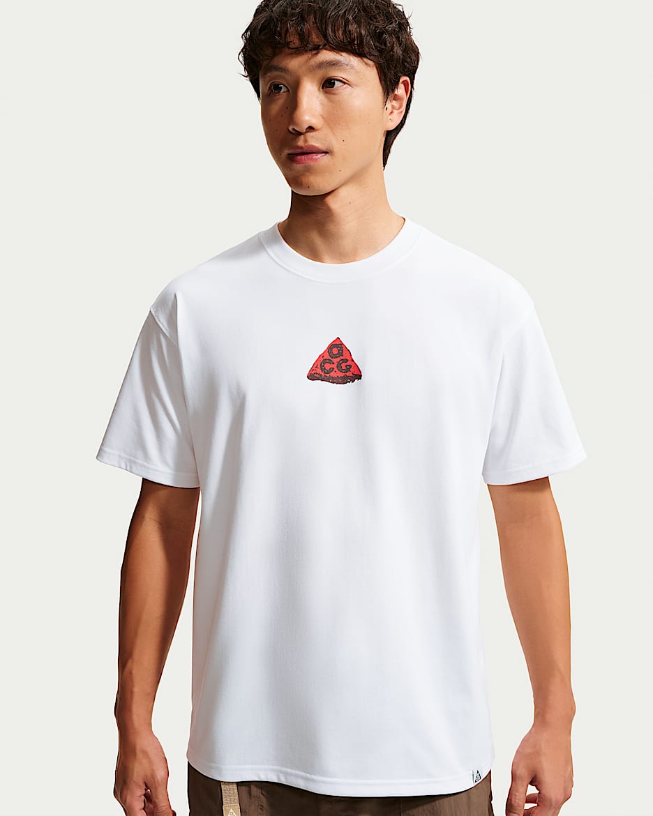 ACG Dri-FIT 男子速干短袖T恤 - 山峰白