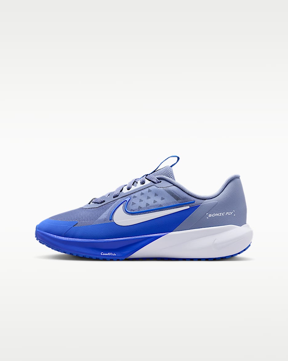 Nike Sonic Fly 耐克超音速号大童跑步鞋 - 世界靛青/赛车蓝/足球灰