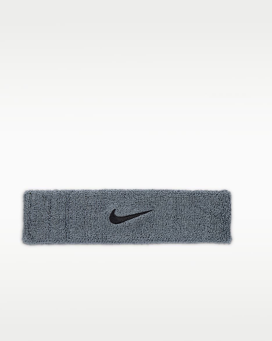 Nike Swoosh Classic 头带（1 条） - 冷灰/黑