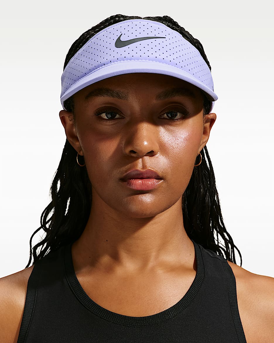 Nike Dri-FIT ADV Ace 米拉同款速干遮阳帽 - 脉冲紫/煤黑/黑