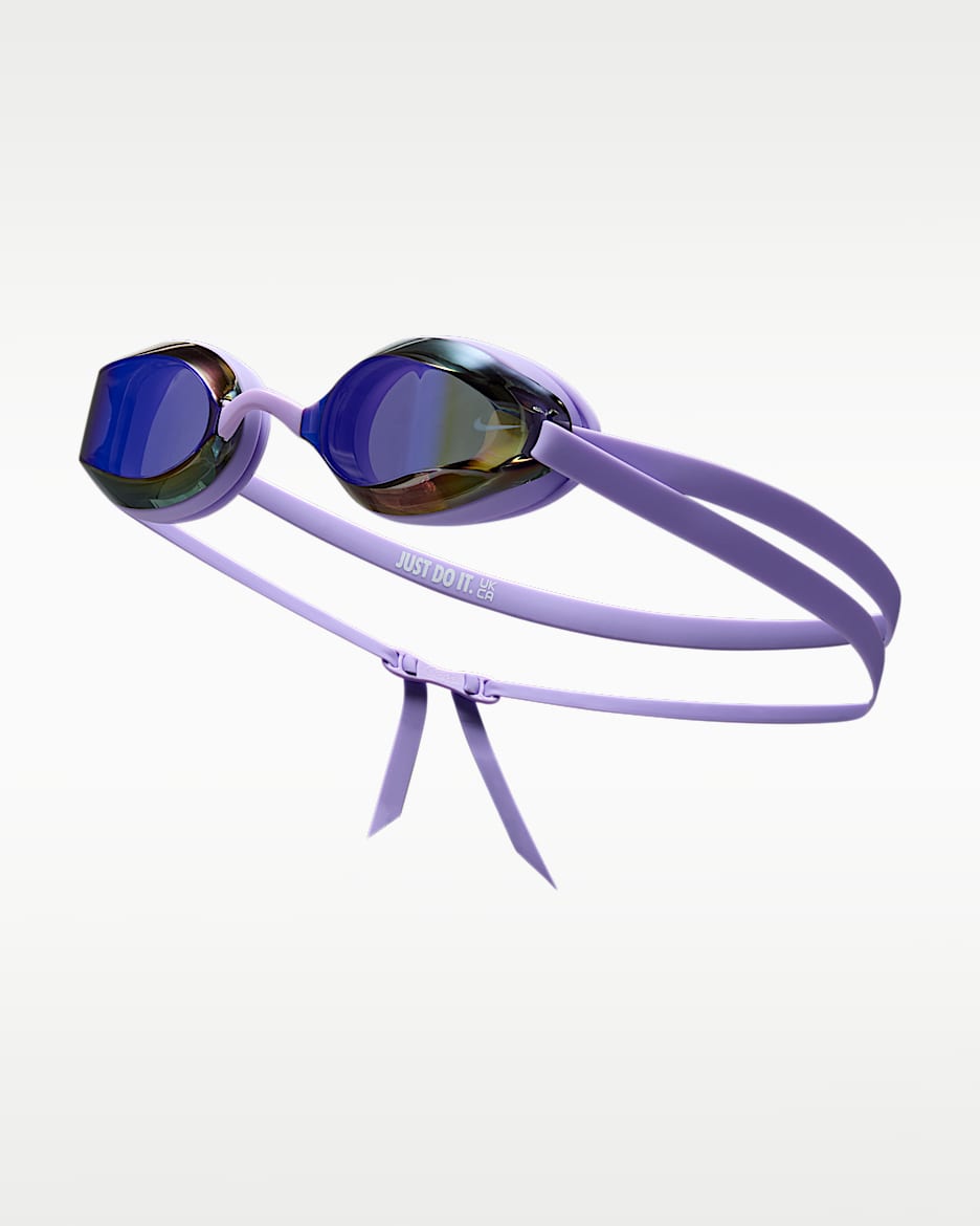 Nike Swim Legacy Mirrored 泳镜 - 绣球花紫/白色/白色