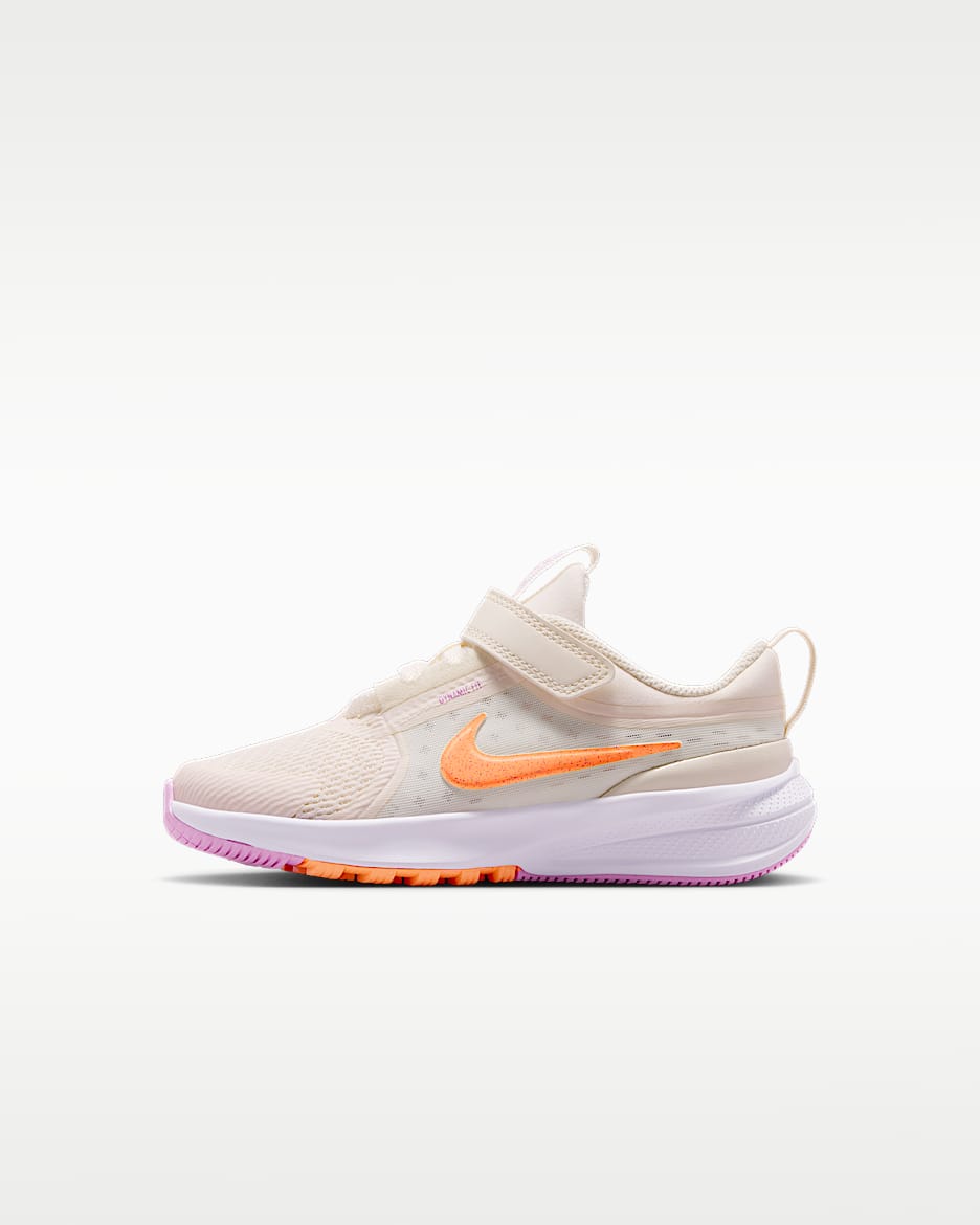Nike Star Runner 5 耐克摘星号幼童跑步鞋 - 粉白/帆白/浅品红/脉冲橙