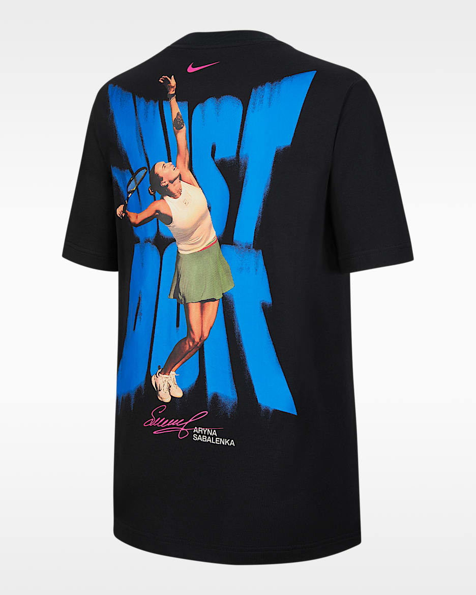 Nike "Just Do It" 阿丽娜·萨巴伦卡特别款T恤 - 黑