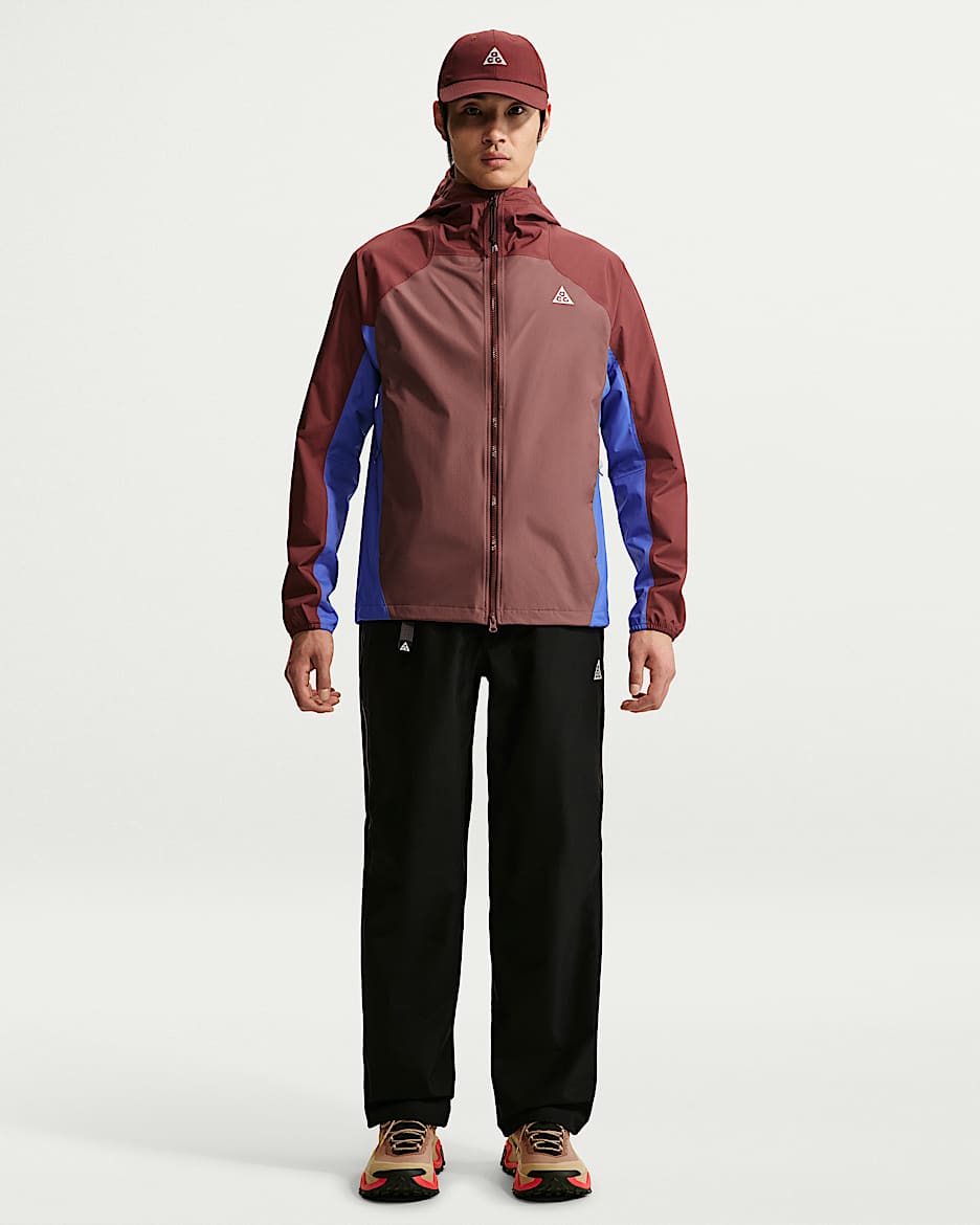 ACG Misery Ridge Storm-FIT ADV GORE-TEX 3L 男子防风防水长裤硬壳冲锋裤 - 黑/山峰白