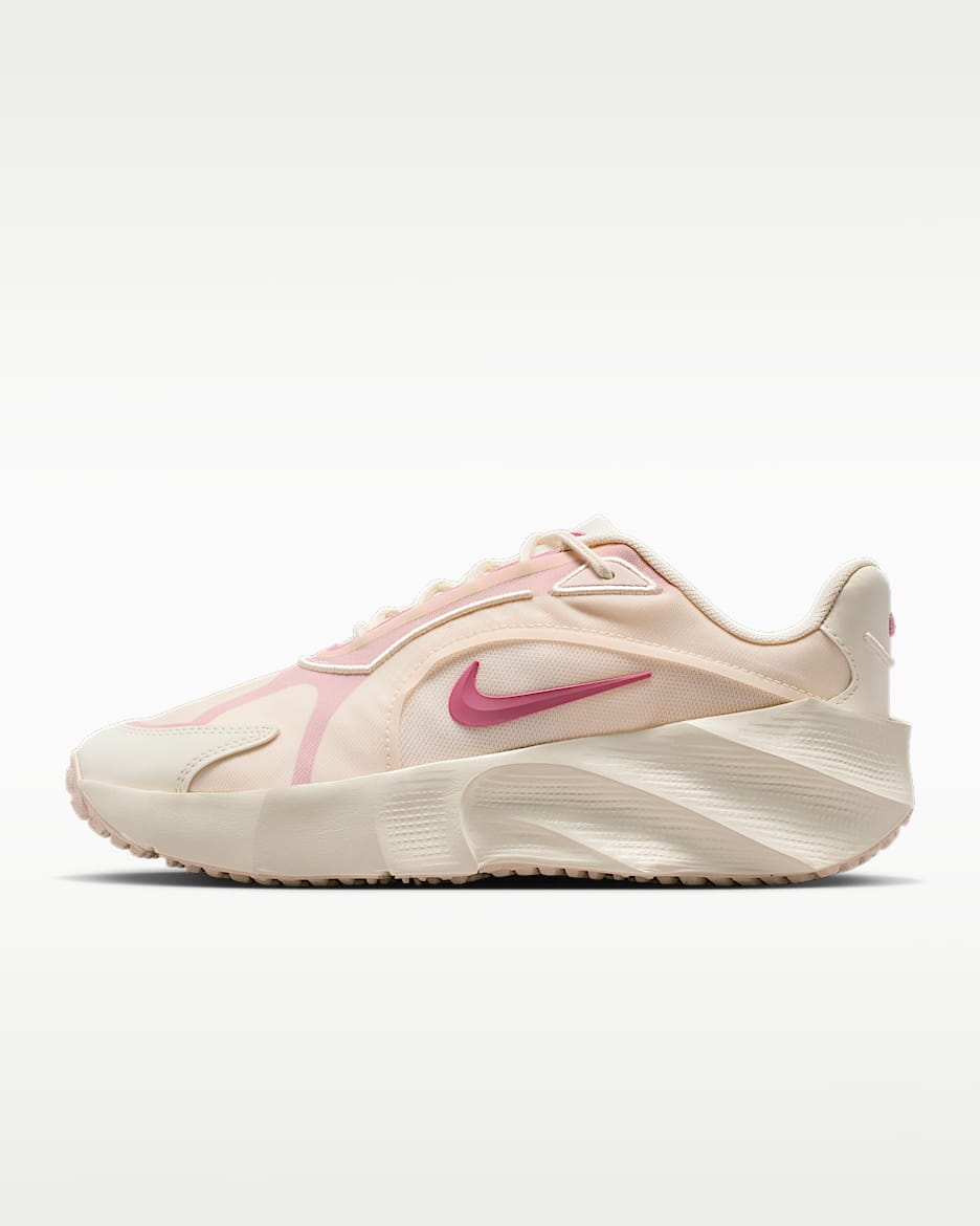 Nike Aura Edge 女子运动鞋 - 粉白/淡象牙白/元素粉/牡丹红