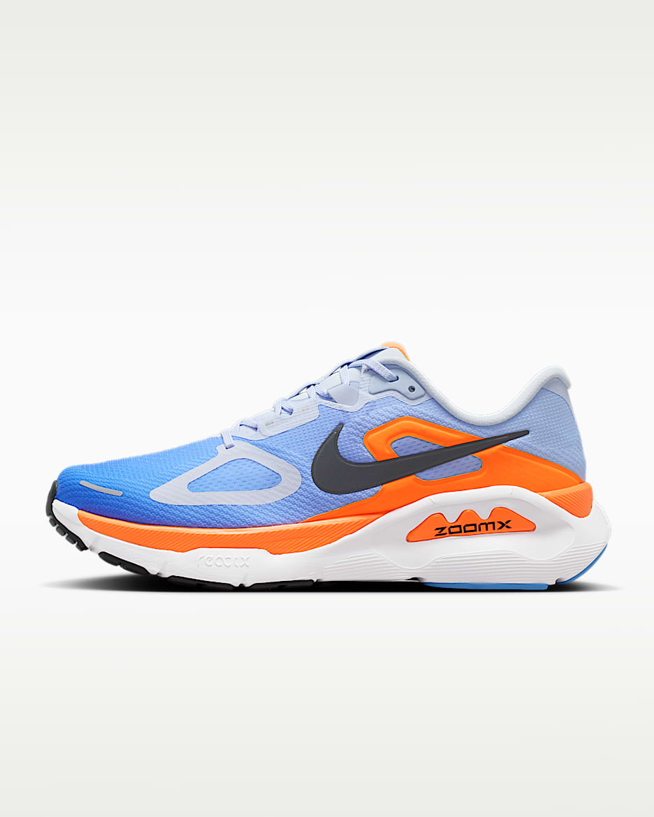 Nike Structure Plus 耐克超级稳程男子公路跑步鞋 - 氢蓝/水晶蓝/荷兰橙/灰黑