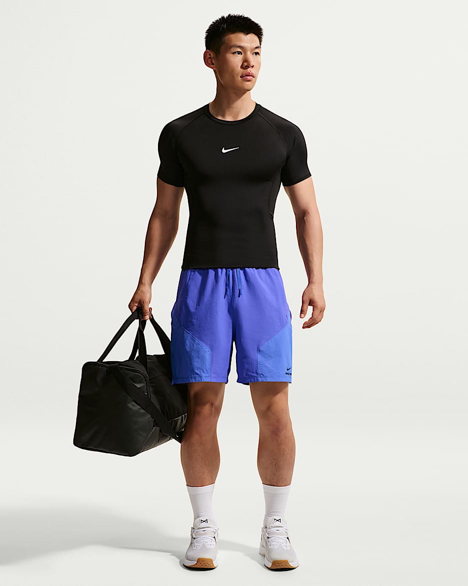 Nike Pro Training Dri-FIT ADV 男子速干训练短裤 - 波斯紫/宝石蓝/黑