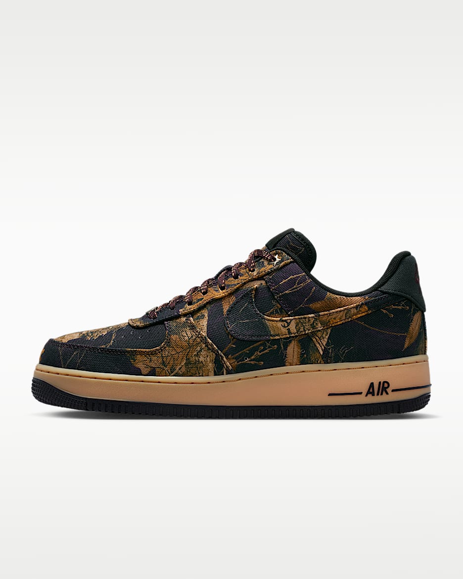 Air Force 1 '07 RealTree 男子空军一号运动鞋 - 多色/橡皮黄/多色