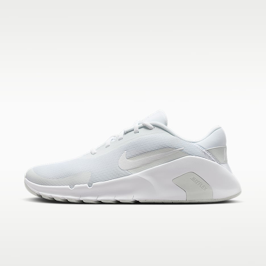 Nike Flex Train 男子综合训练鞋 - 白色/尘光子色/白色