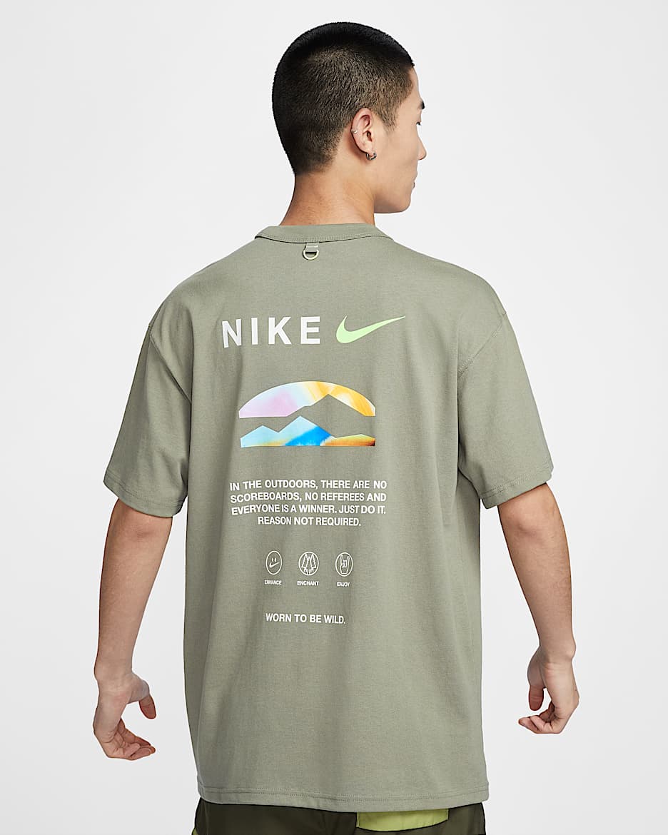 Nike Sportswear Premium Essentials 男子T恤 - 暗泥灰