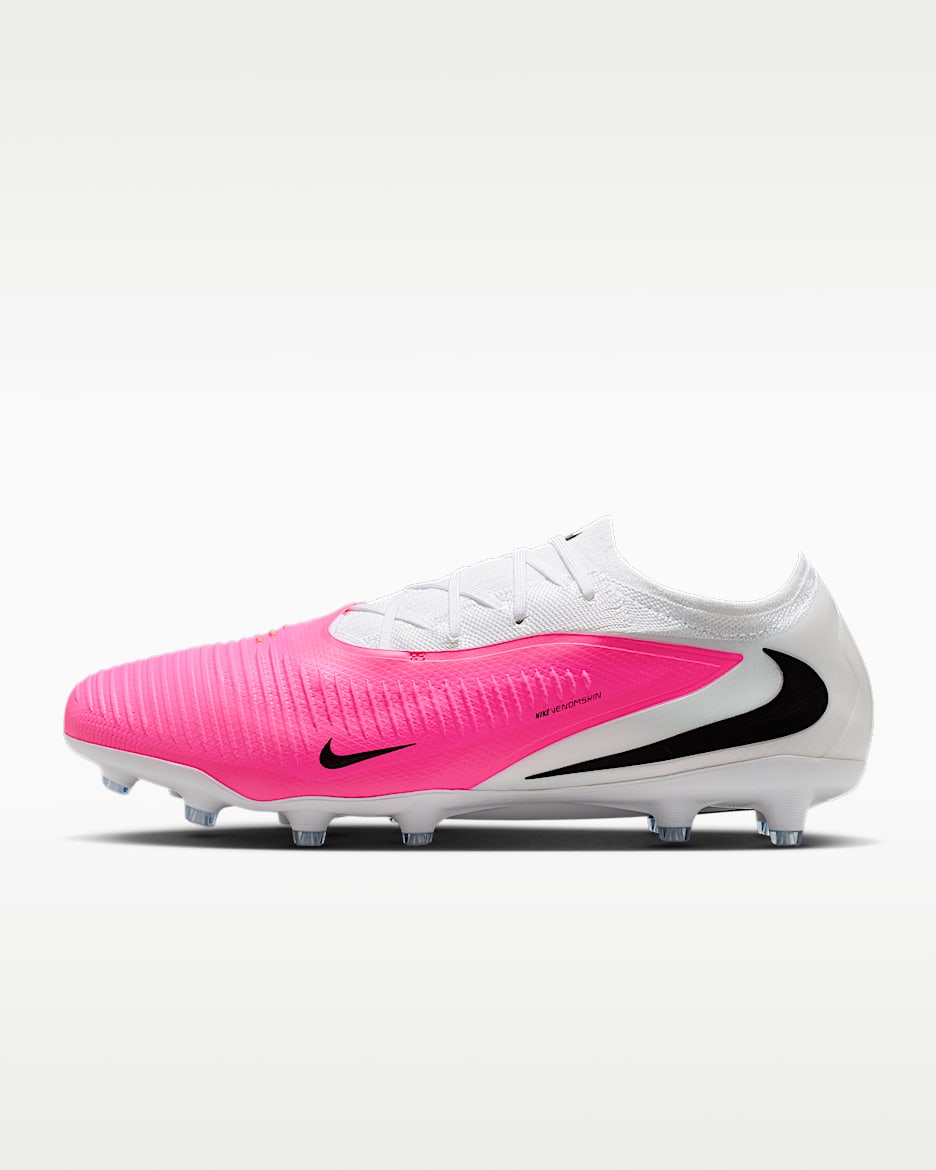 Nike Phantom 6 Low Pro 耐克破阵·暗煞系列男/女 AG 人造草地低帮足球鞋 - 多色/黑