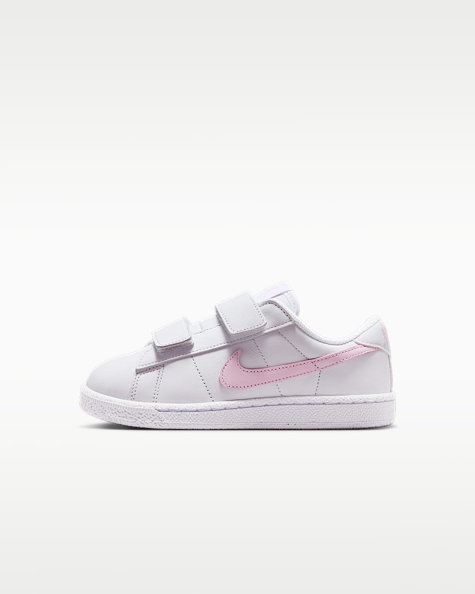 Nike Tennis Classic 幼童运动鞋 - 白色/泡沫粉