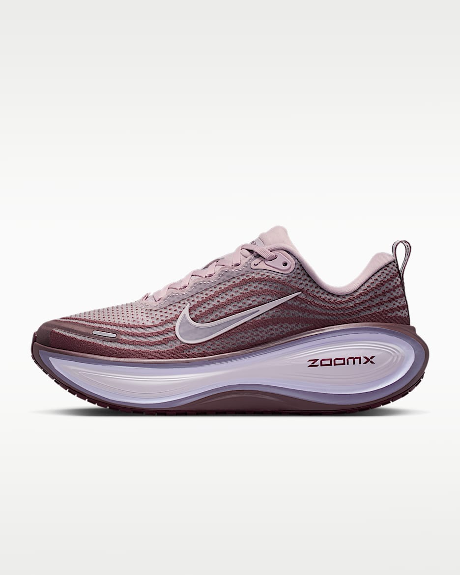 Nike Vomero Plus 耐克超级迈柔女子公路跑步鞋 - 图腾黑紫/氢蓝/灰石板蓝/微粒玫瑰红