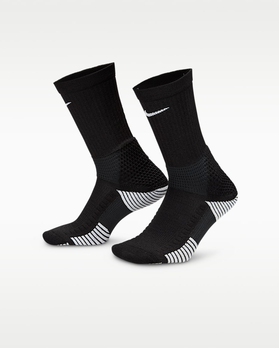 Nike Elite 2.0 舒适速干中筒运动袜(1 双) - 黑/白色/白色