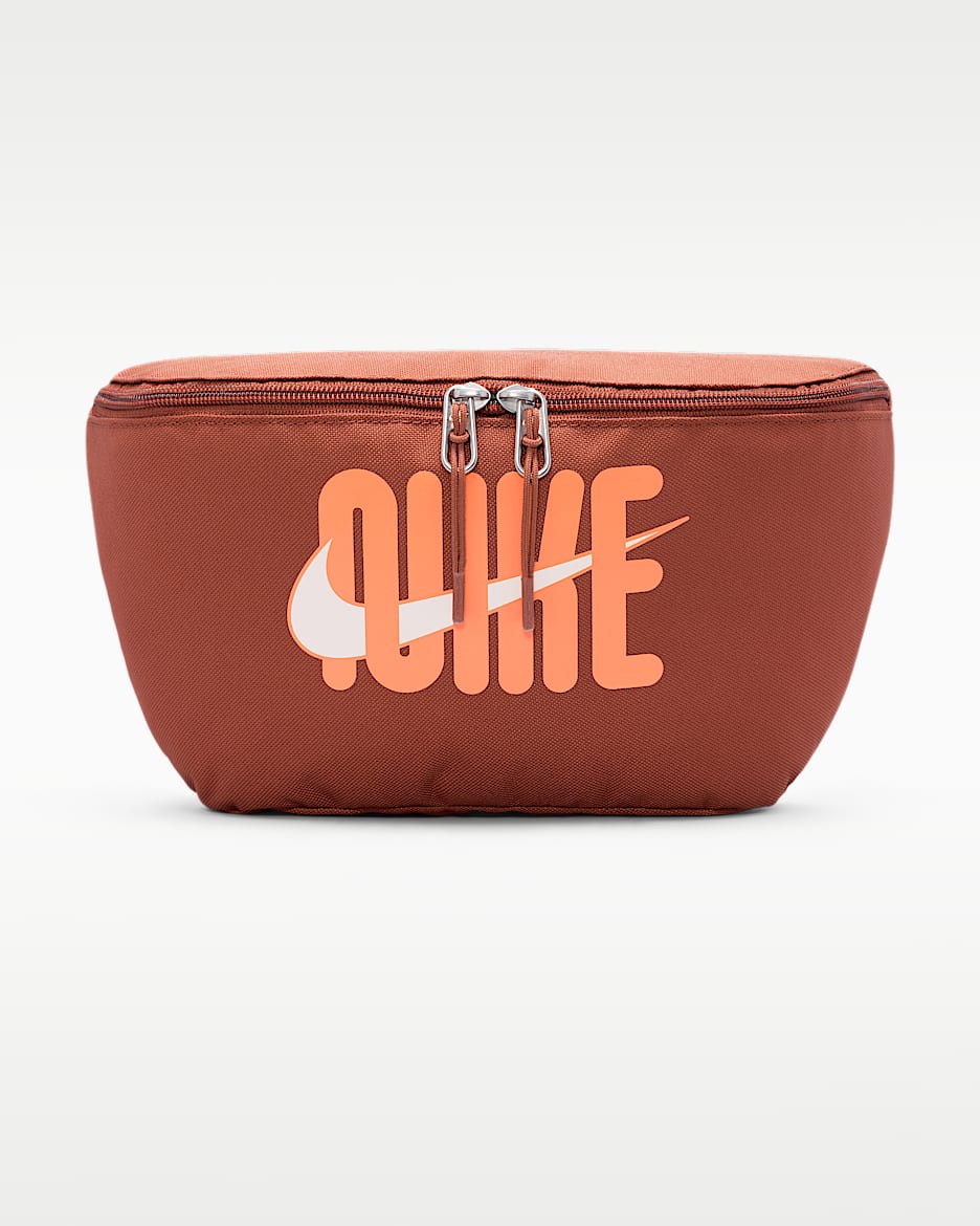 Nike Heritage 2.0 腰包 - 灰桃红/雾橙/帆白