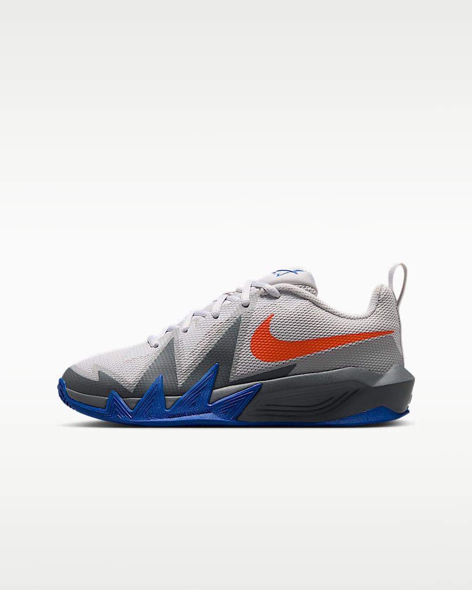 Nike S.T. Dynamite 耐克小火星大童篮球鞋 - 苍野灰/浅烟灰/烟灰/安全橙
