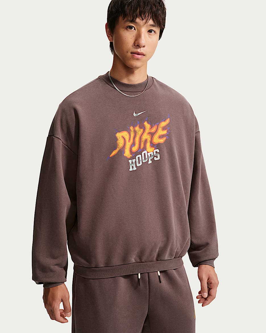 Nike Standard Issue Dri-FIT 耐克篮球小标系列男子速干篮球圆领上衣 - 图腾黑紫