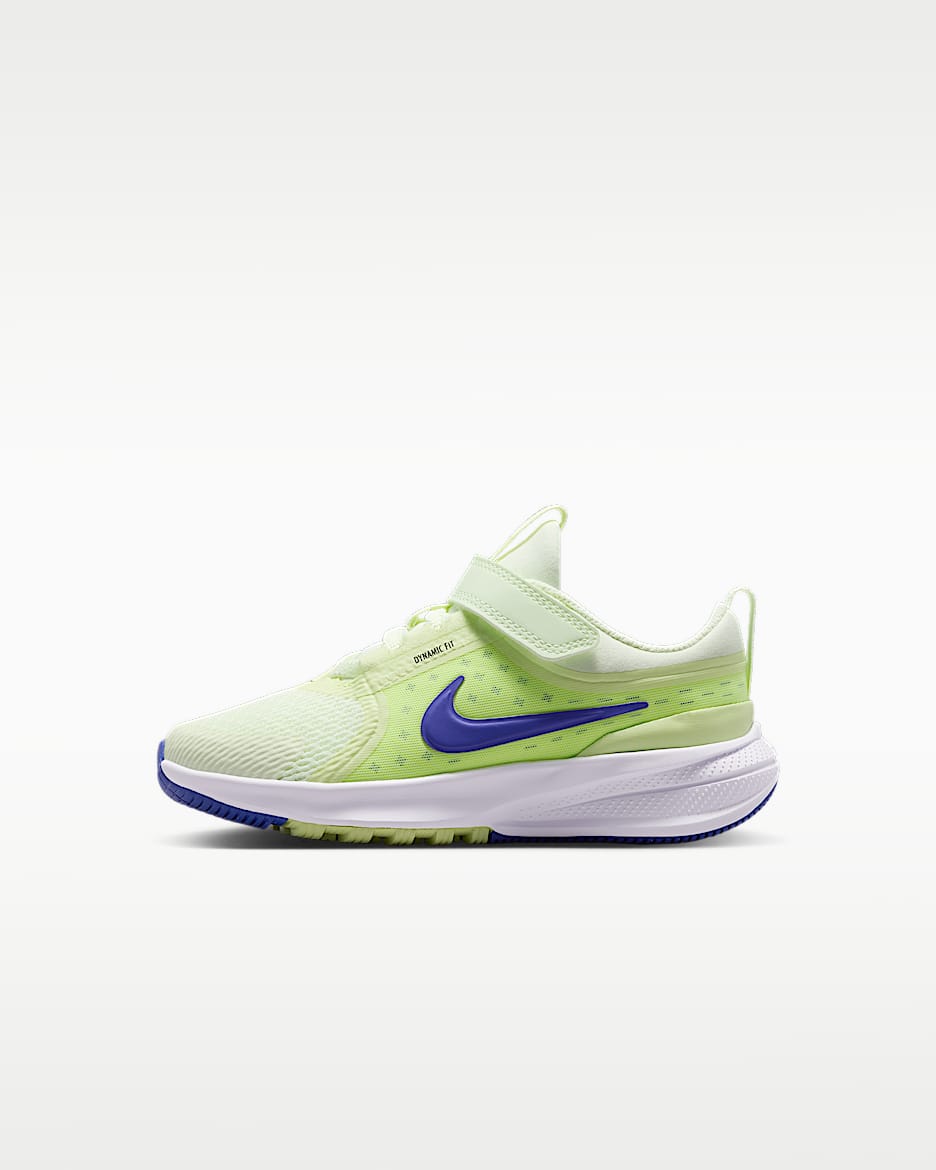 Nike Star Runner 5 耐克摘星号幼童跑步鞋 - 浅荧光黄/浅柠色/荧光冰黄/青石蓝